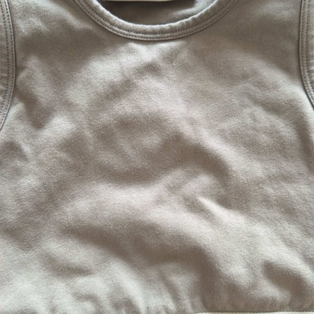 Essentials Fear of God grey cropped tank top, size S - Picture 8 of 9